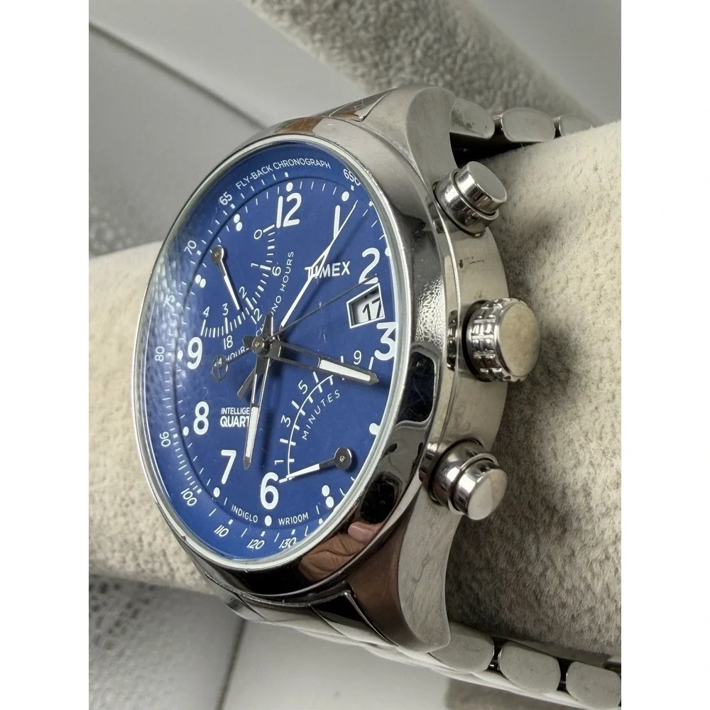 Timex Intelligent Quartz TW2P60600 New Battery Mens Watch 43MM 6.5